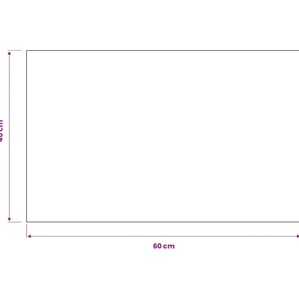 vidaXL Droogloopmat rechthoekig getuft 40x60 cm antraciet