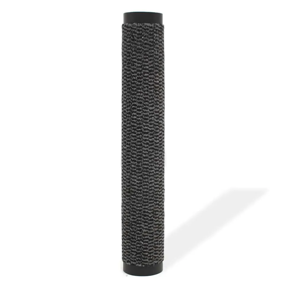 vidaXL Droogloopmat rechthoekig getuft 40x60 cm antraciet