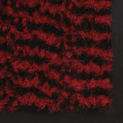 vidaXL Droogloopmat rechthoekig getuft 40x60 cm rood