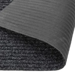 vidaXL Droogloopmat 100x100 cm antracietkleurig