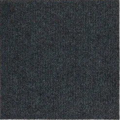 vidaXL Droogloopmat 100x100 cm antracietkleurig