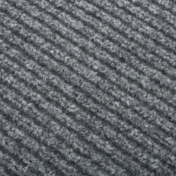 vidaXL Droogloopmat 100x100 cm grijs