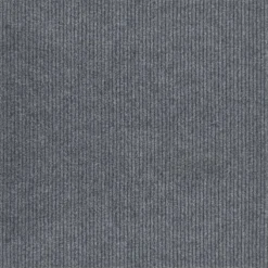 vidaXL Droogloopmat 100x100 cm grijs