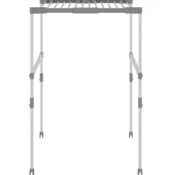 vidaXL Droogrek 83x(50-55)x(40-85) cm aluminium