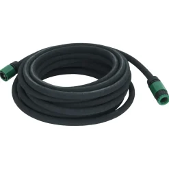 vidaXL Druppelslang 0,6'' 10 m rubber zwart