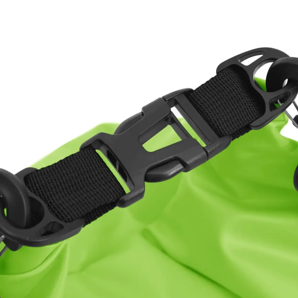 vidaXL Drybag met rits 20 L PVC groen