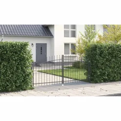 vidaXL Dubbele Poort WOERDEN 299,5 x 149,5 cm Staal Vergrendelbaar