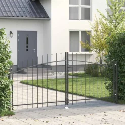 vidaXL Dubbele Poort WOERDEN 299,5 x 149,5 cm Staal Vergrendelbaar