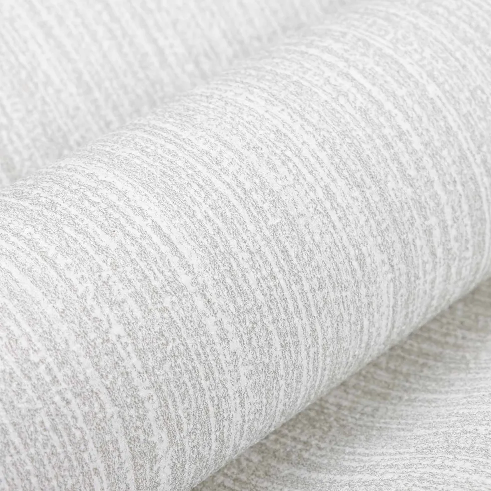 vidaXL 3D Vast Behang Gestreept Lichtgrijs 10 x 0,53 m Non-Woven Stof