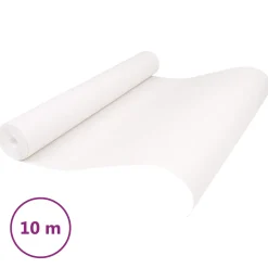 vidaXL 3D Vast Behang Gestreept Grijs 10 x 0,53 m Non-Woven Stof
