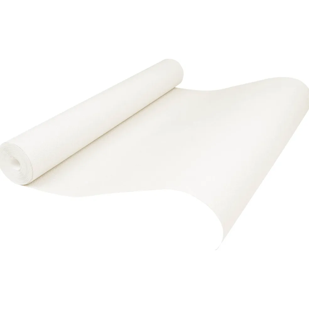vidaXL 3D Vast Behang Gestreept Crèmewit 10 x 0,53 m Non-Woven Stof