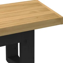 vidaXL Eetbank NOAIN U-vormige poten 180x40x45 cm massief hout