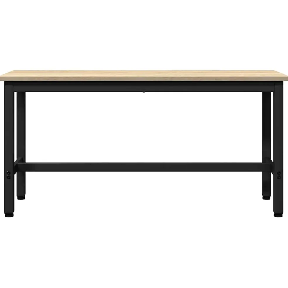 vidaXL Eetbank Sonoma Eiken 100 x 32,5 x 48,5 cm