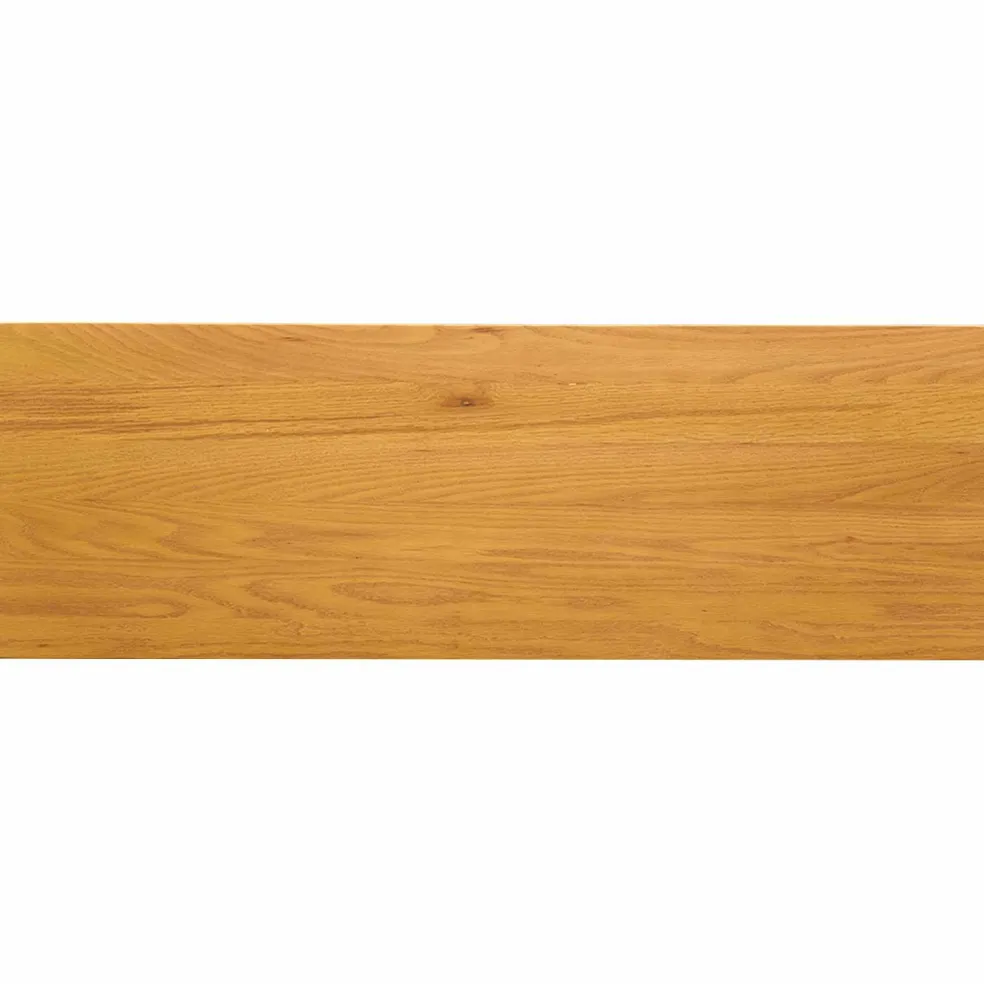 vidaXL Eetbank 95 x 32 x 45 cm Massief Eikenhout Naturel