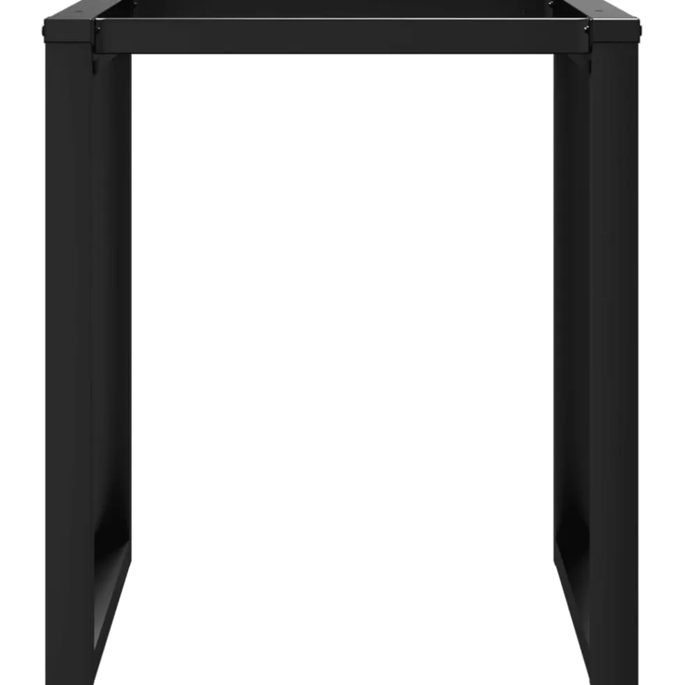 vidaXL Eetfelpoten O-frame 70x70x73 cm staal