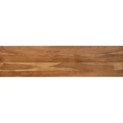 vidaXL Eetkamerbank 160x40x45 cm massief acaciahout en staal