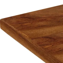 vidaXL Eetkamerbank 160x40x45 cm massief acaciahout en staal