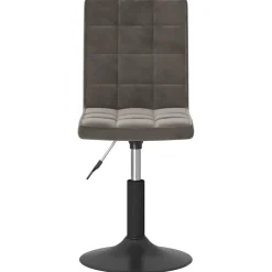 vidaXL Eetkamerstoelen draaibaar 2 st fluweel donkergrijs