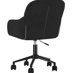 vidaXL Eetkamerstoelen draaibaar 2 st fluweel zwart