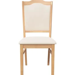 vidaXL Eetkamerstoelen met kussens 2 stuks massief hout rubber
