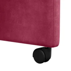 vidaXL Eetkamerstoelen met Wieltjes 2 st Fluweel Lichtgrijs