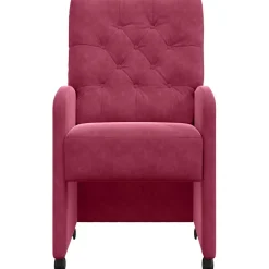 vidaXL Eetkamerstoelen met Wieltjes 2 st Fluweel Lichtgrijs