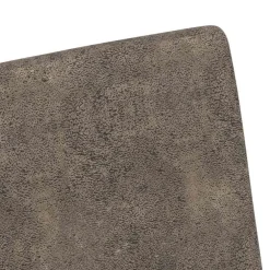vidaXL Eetkamerstoelen met Wieltjes 2 st Faux suede leer Donkergrijs