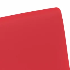 vidaXL Eetkamerstoelen met Wieltjes 2 st Kunstleer Rood