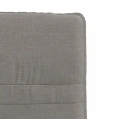 vidaXL Eetkamerstoelen 4 st draaibaar stof taupe