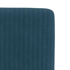 vidaXL Eetkamerstoelen 4 st fluweel blauw