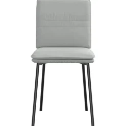vidaXL Eetkamerstoelen 4 st fluweel lichtgrijs