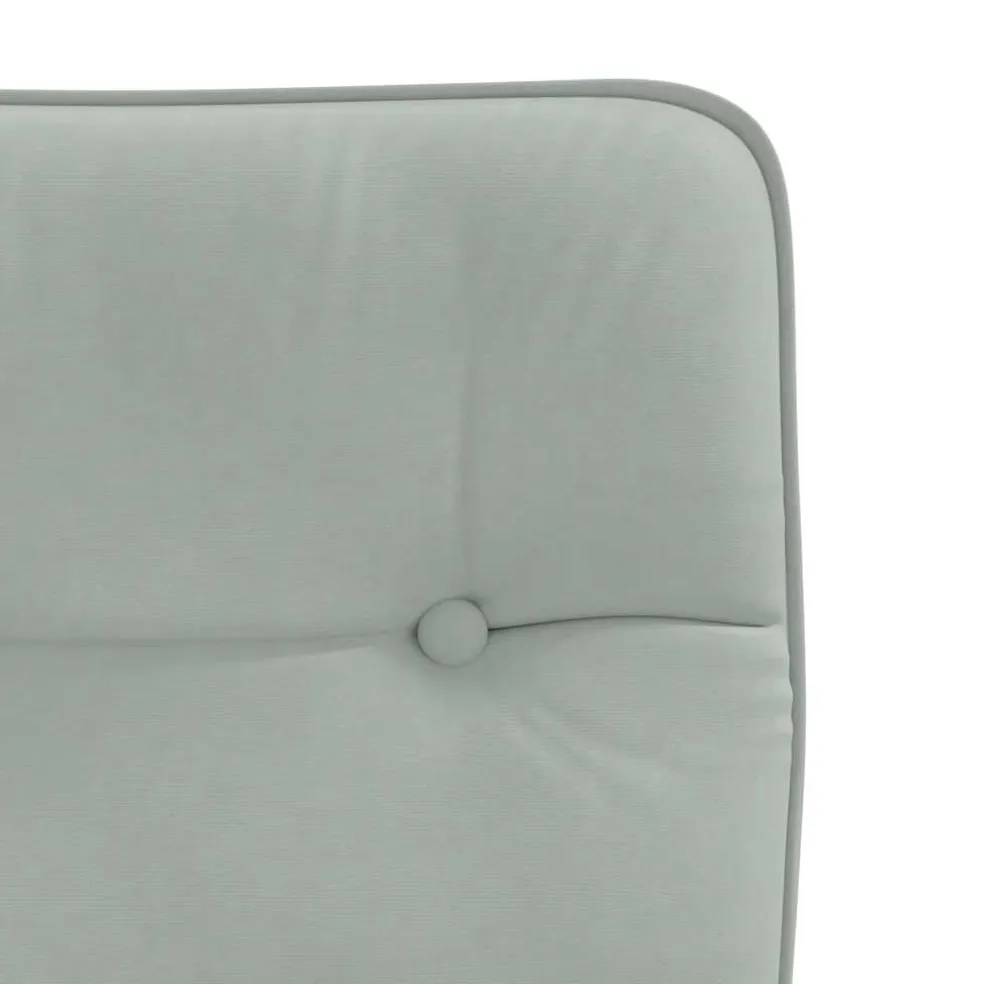 vidaXL Eetkamerstoelen 4 st fluweel lichtgrijs