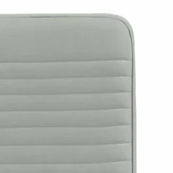 vidaXL Eetkamerstoelen 4 st fluweel lichtgrijs