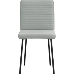 vidaXL Eetkamerstoelen 4 st fluweel lichtgrijs