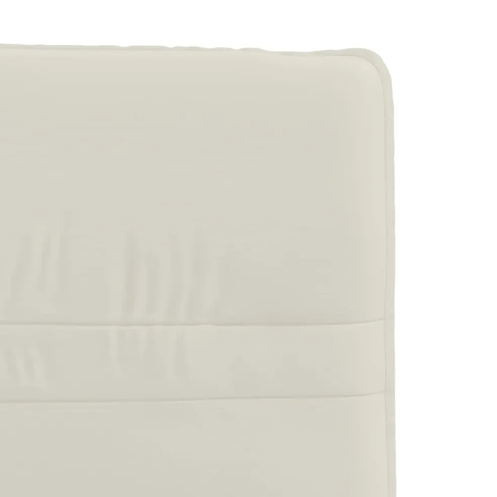 vidaXL Eetkamerstoelen 4 st fluweel crèmekleurig