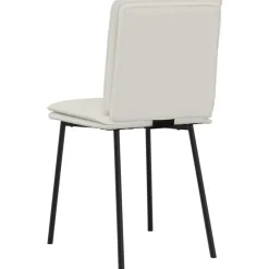 vidaXL Eetkamerstoelen 4 st fluweel crèmekleurig
