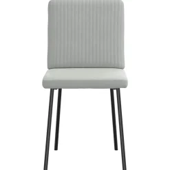 vidaXL Eetkamerstoelen 4 st fluweel lichtgrijs
