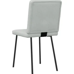 vidaXL Eetkamerstoelen 4 st fluweel lichtgrijs