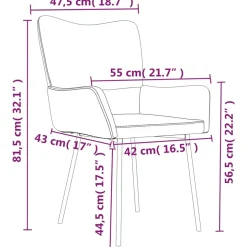 vidaXL Eetkamerstoelen 2 st fluweel roze