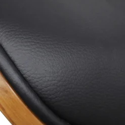 vidaXL Eetkamerstoelen 2 st gebogen hout en kunstleer