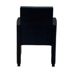 vidaXL Eetkamerstoelen 2 st kunstleer zwart