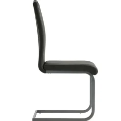vidaXL Eetkamerstoelen 2 st kunstleer grijs