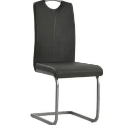 vidaXL Eetkamerstoelen 2 st kunstleer grijs