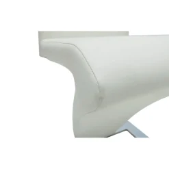 vidaXL Eetkamerstoelen 4 st kunstleer wit