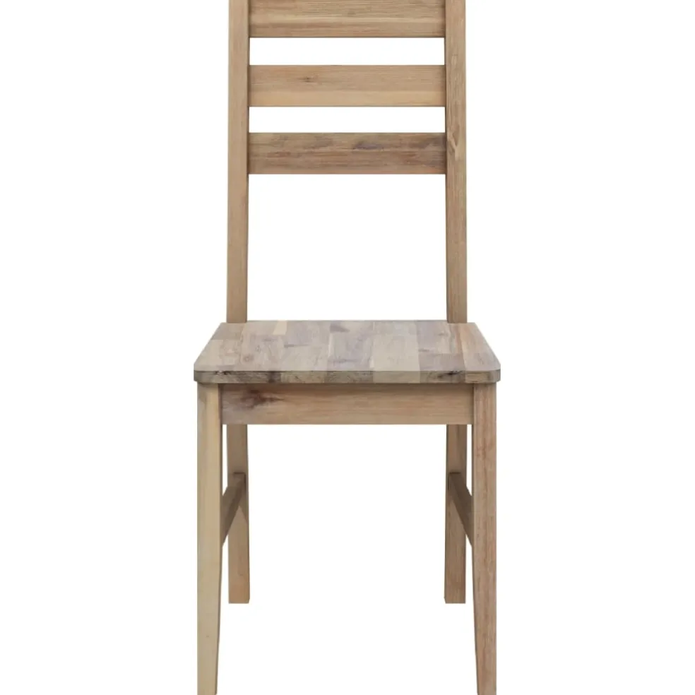 vidaXL Eetkamerstoelen 2 st massief acaciahout