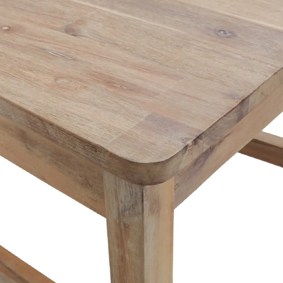 vidaXL Eetkamerstoelen 2 st massief acaciahout