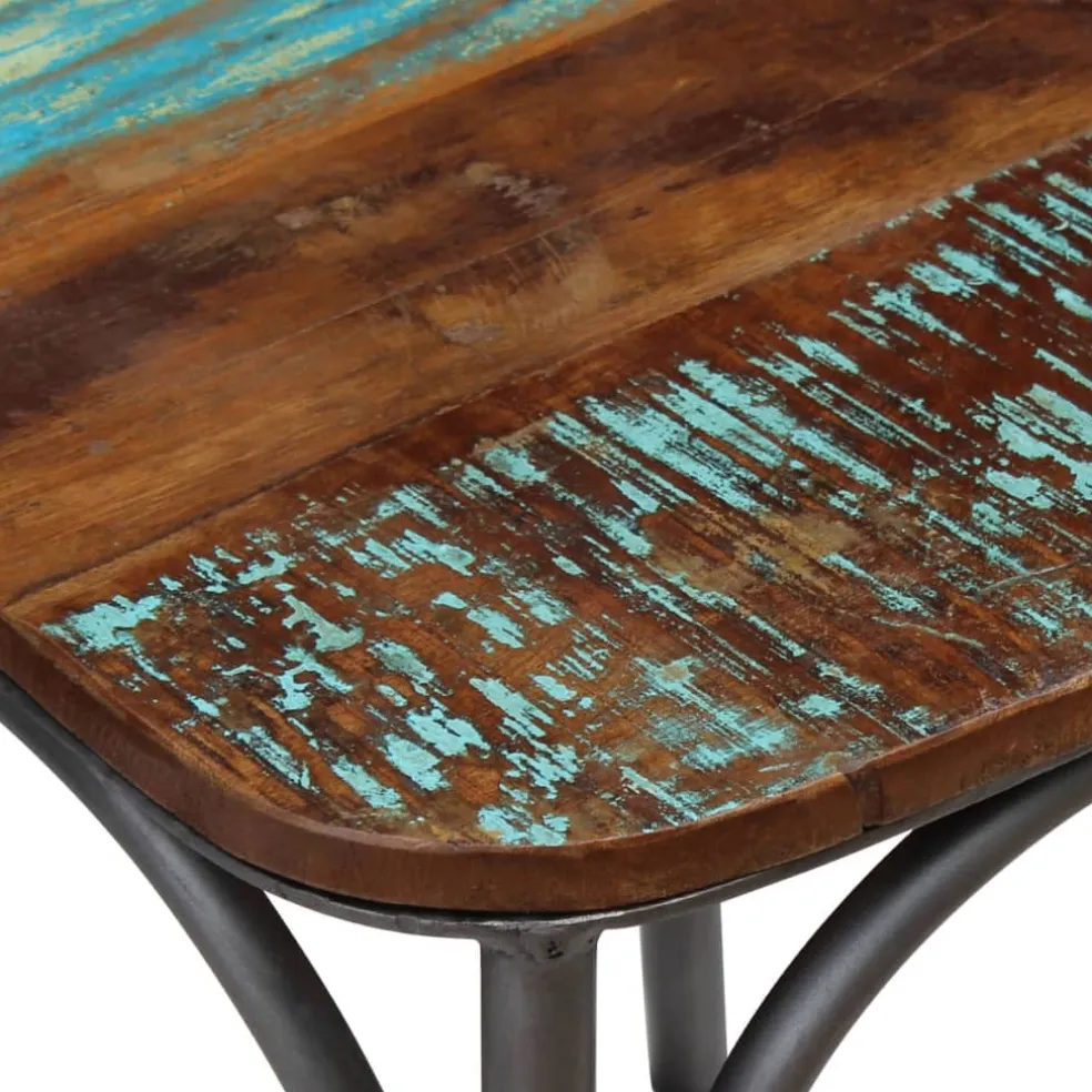 vidaXL Eetkamerstoelen 2 st massief gerecycled hout