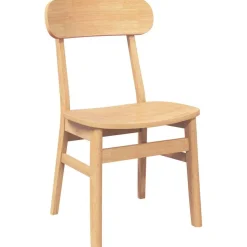 vidaXL Eetkamerstoelen 2 st massief hout rubber