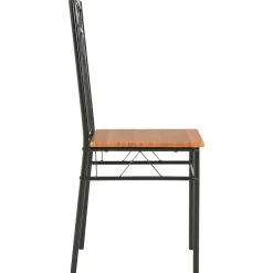 vidaXL Eetkamerstoelen 6 st MDF bruin