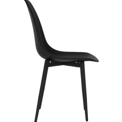 vidaXL Eetkamerstoelen 2 st PP zwart